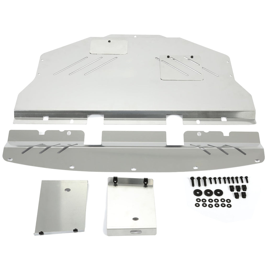 Engine Splash Shield Under Tray Skid Plate for Subaru WRX Impreza 11 14 Aluminum