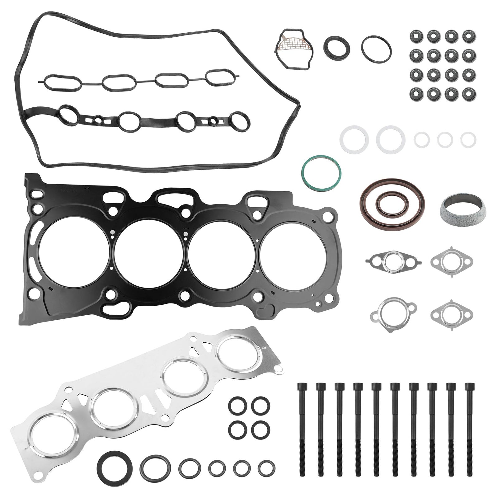 ES71183 2.4L Engine Head Gasket Set w Bolts for 01-06 Toyota Camry Solara Rav4