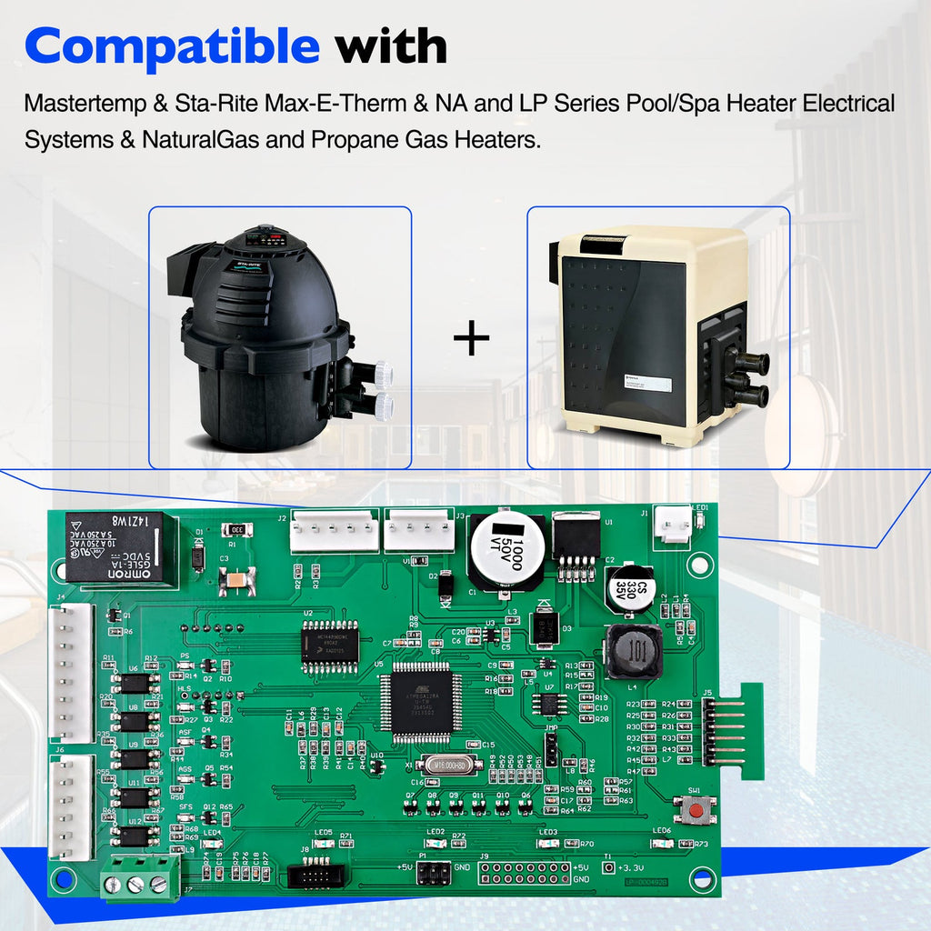 420020007S Pool Heater Control Board Kit For Mastertemp Sta Rite NA LP 461105