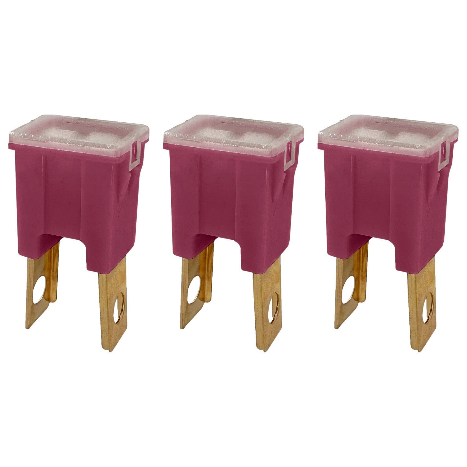 30A Straight Male Fuse Cartridge FLM PAL Auto Link for Car Truck RV SUV 3 Pack