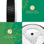 532403111 194231X427 8 Front Drive Wheel Set for Husqvarna Craftsman Poulan Pro
