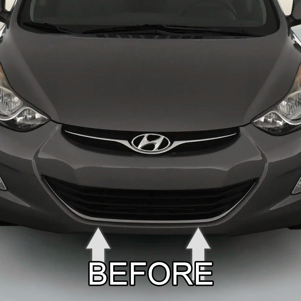 Chrome Grille Grill Trim for Hyundai Elantra 2011 2016 Model