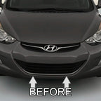 Chrome Grille Grill Trim for Hyundai Elantra 2011 2016 Model
