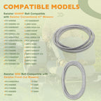 Lawn Mower Blade And Belt Set 20.5x2.25 122x47 For Swisher Finish Cut Mowers