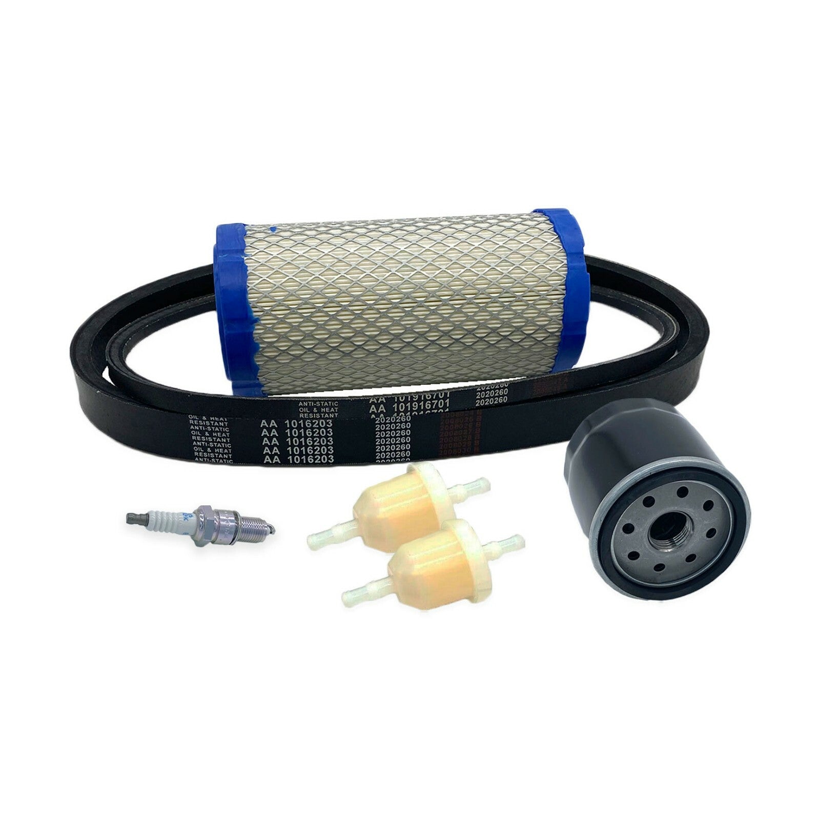 Tune Up Kit for Club Car 08-15 DS Drive Starter Belts Air and Oil Filter Plug