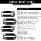 15182406 Exterior Door Handle Chrome Lever For 99-07 Chevy GMC Yukon Cadillac 4X