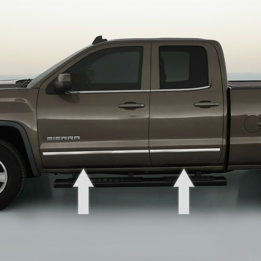 Chrome Side Door Rocker Panel Molding for GMC Sierra 14-17
