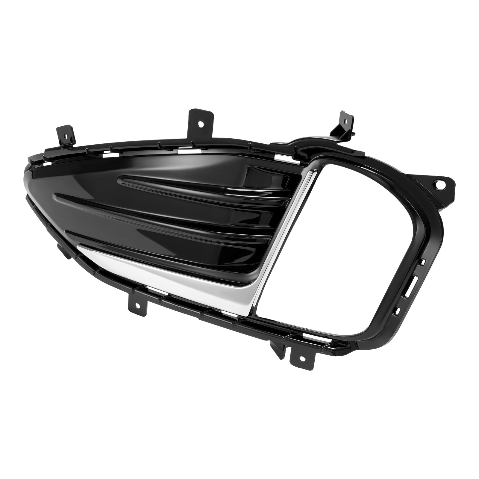 Fog Light Cover Bezel 1Pc Chrome Left Driver Side for 2019-2024 for Ford Edge