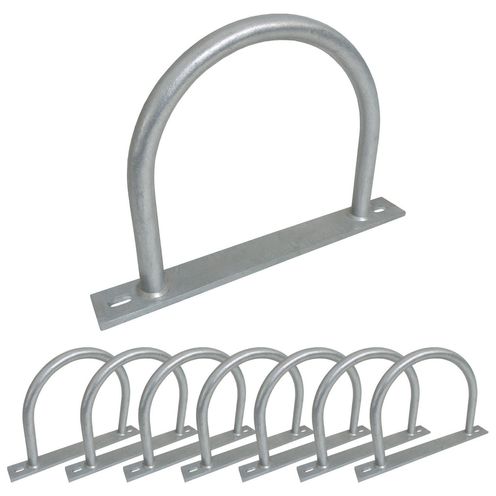 Dock Piling Hoop 10 Inch Pile Holder 2 Inch Plate 3/8 Inch Thick 8 Count