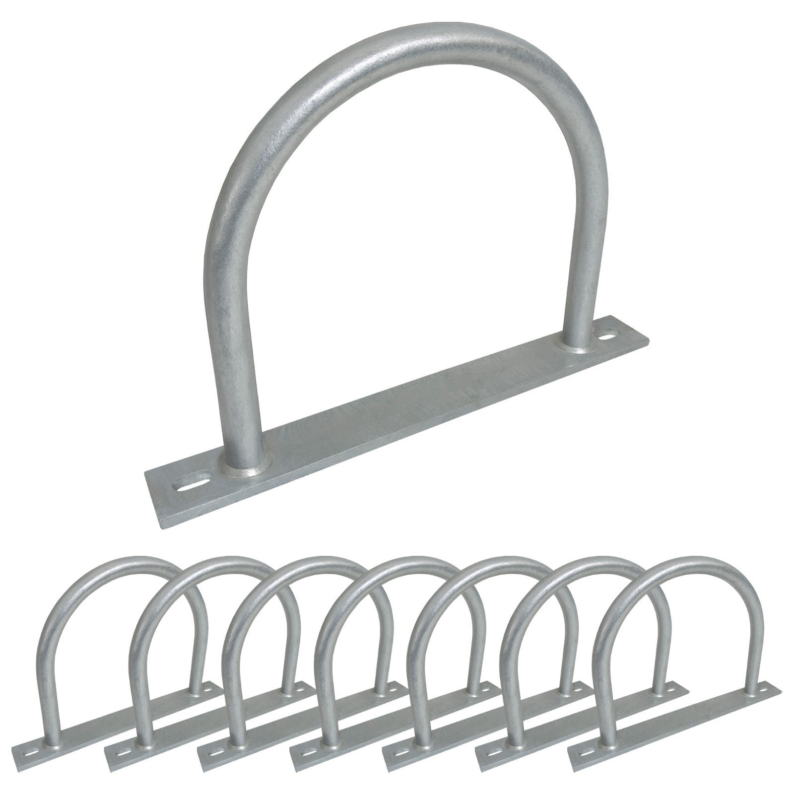 Dock Piling Hoop 10 Inch Pile Holder 2 Inch Plate 3/8 Inch Thick 8 Count