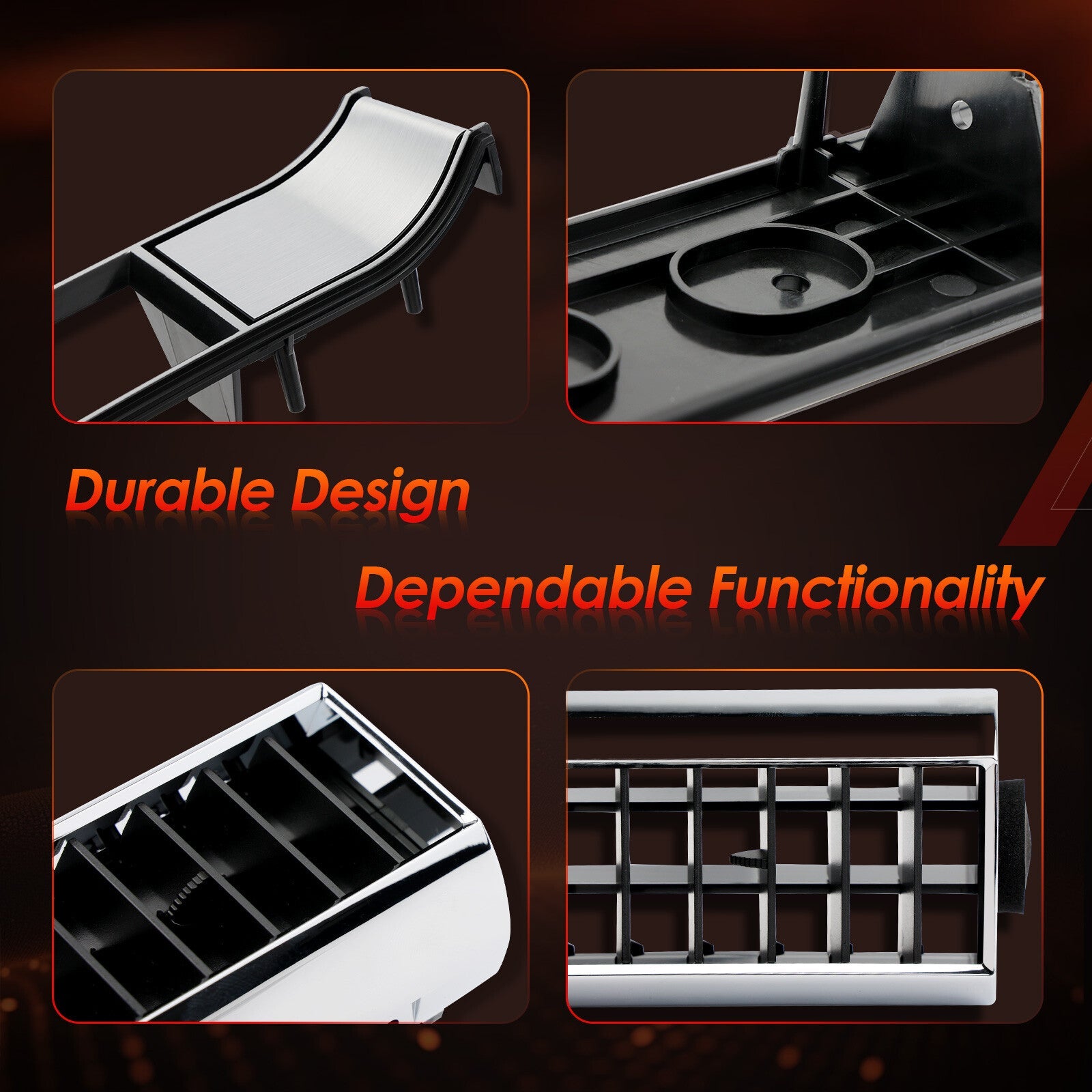 Center Dash AC Air Vent Trim Plate for Chevy Silverado GMC C K 1500 2500 81-91