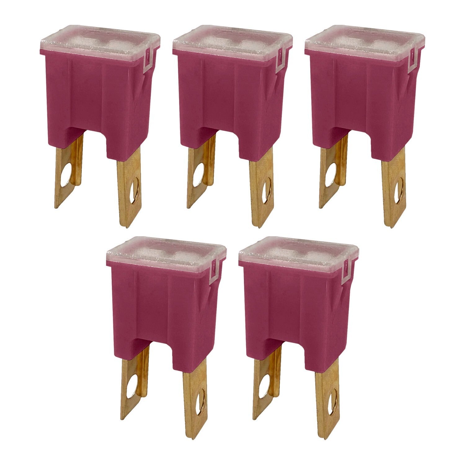 FLM PAL 30A Straight Male Fuse Cartridge Auto Link for Car Truck RV SUV 5 Pack