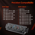 Heater AC Climate Control Module Panel for Chevy Tahoe Silverado GMC 1999 2002