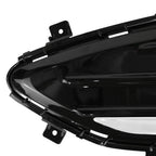 2Pcs Fog Light Cover For 2019-2024 Ford Edge Front Bumper Chrome Trim w/Bezel