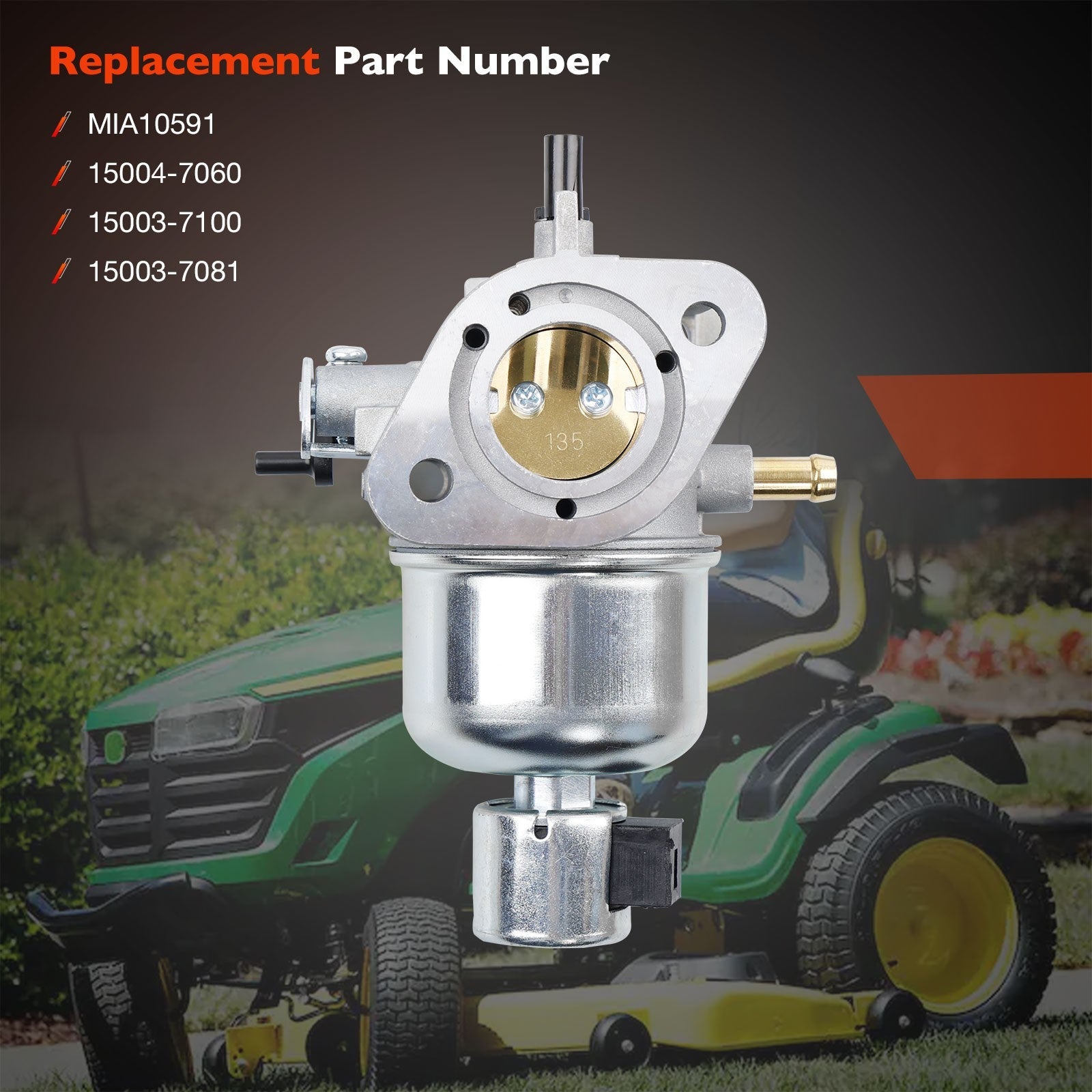 MIA10591 Carburetor Kit For John Deere X300 X300R X304 Series Tractor