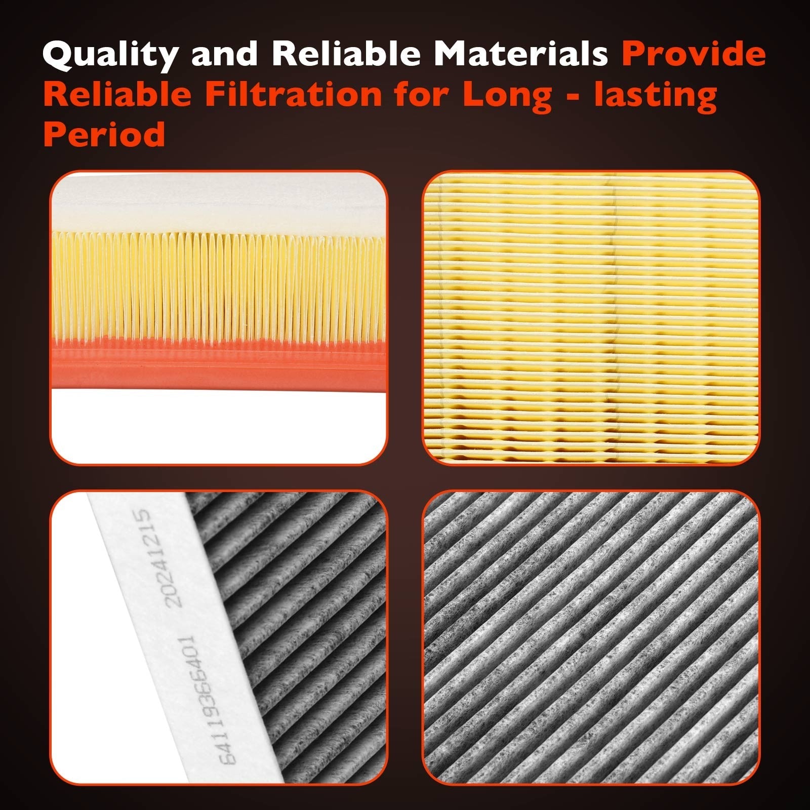 13718577170 Cabin Air Filters for BMW X5 X6 X7 530i 540i 840i 2017 24 3X