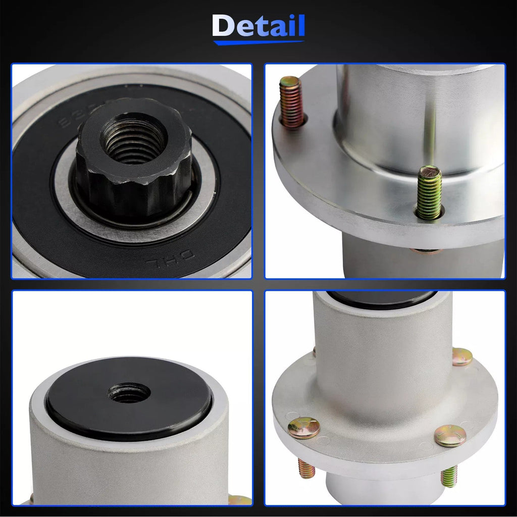 125981 Deck Blade Spindle for Hustler Fastrak Raptor SDX SD 48 54 60 Mower 2 Pcs