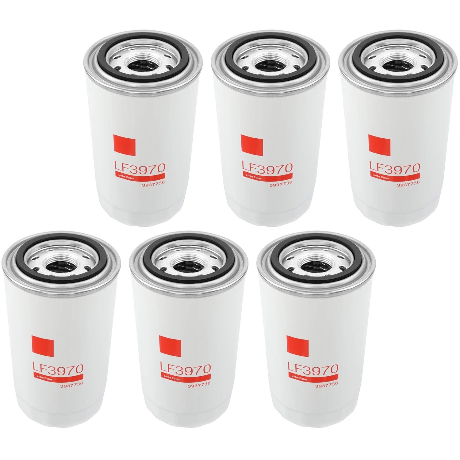 LF3970 Oil Lube Filter for Fleetguard Cummins ISB QSB 5.9L 6.7L Diesel Engine 6