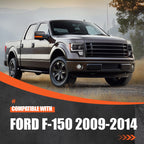 Radiator Grille Air Deflector Set with Mounting Hardware for Ford F150 2009 2014