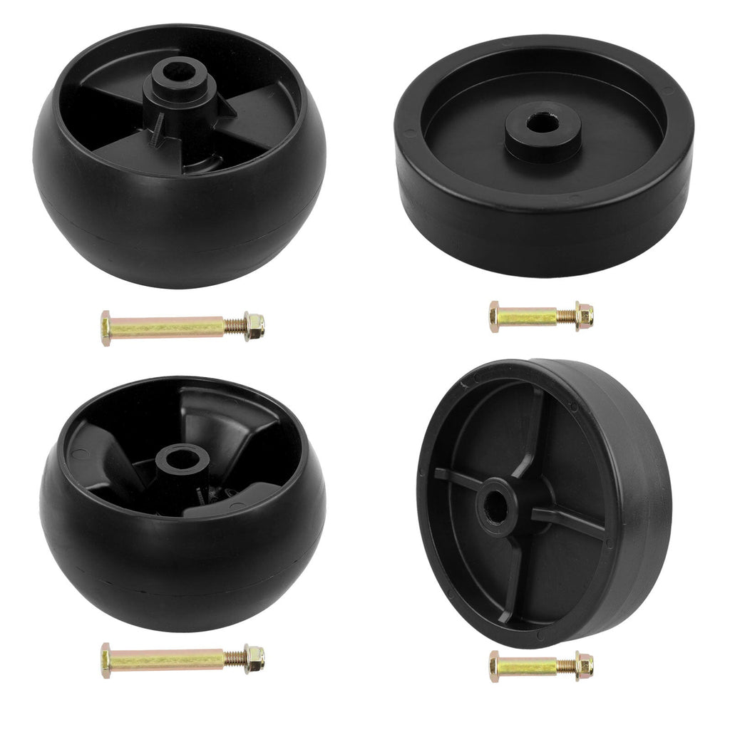 7340973 73404155 Lawn Mower Deck Roller Wheel Kit For Cub Cadet Craftsman 4pc