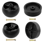 7340973 73404155 Lawn Mower Deck Roller Wheel Kit For Cub Cadet Craftsman 4pc