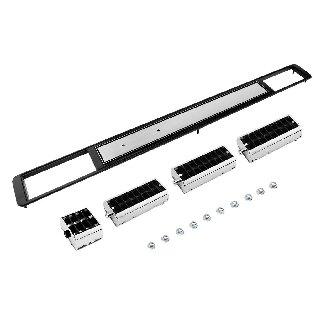 DP2560 Center Dash AC Air Vent Trim Plate For Chevy GMC Truck 1973-1980 3979751