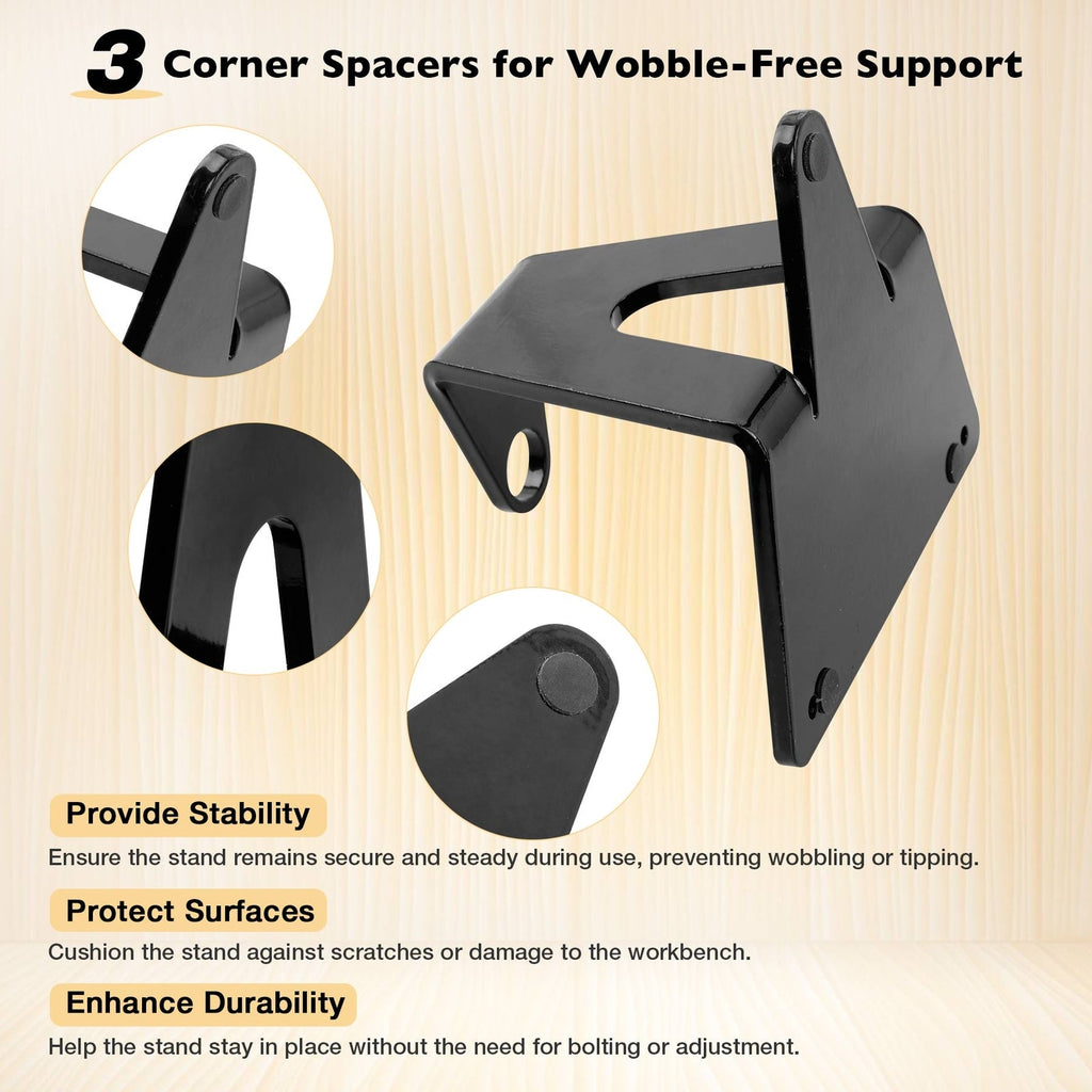 Reloading Powder Measure Stand for Most Powder Measures 7/8in Mount Hole Black