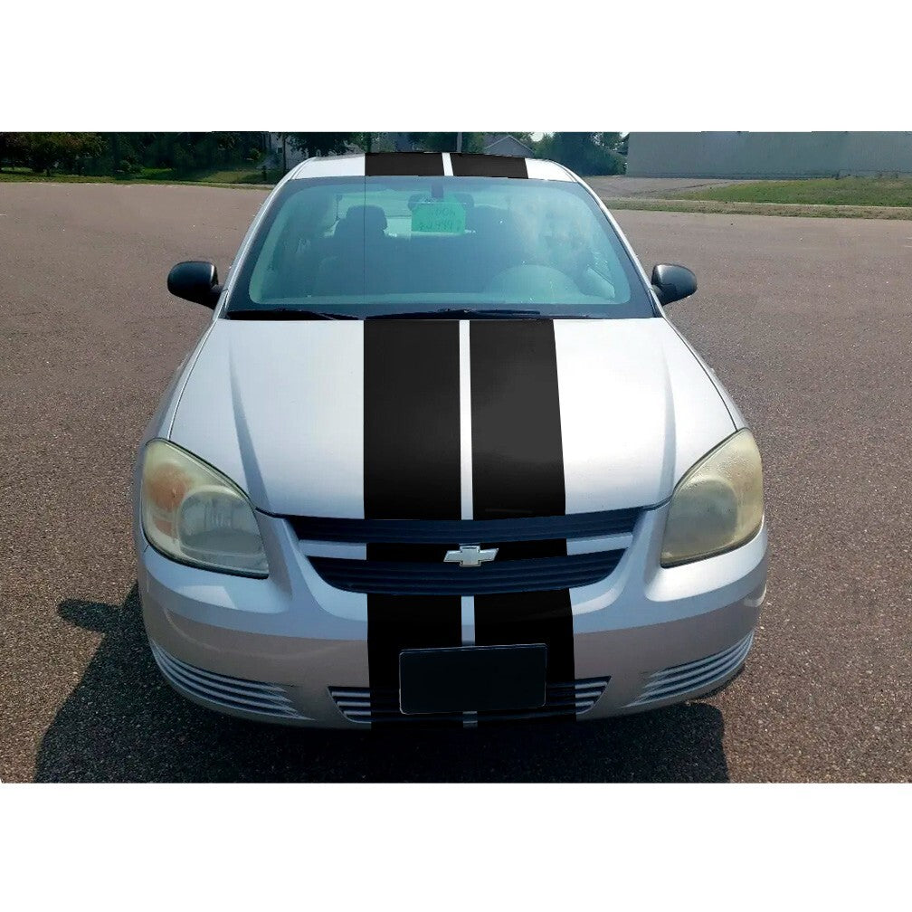 8 Inch Vinyl Rally Stripes Racing Stripe Hood Trunk Roof for Chevy Cobalt
