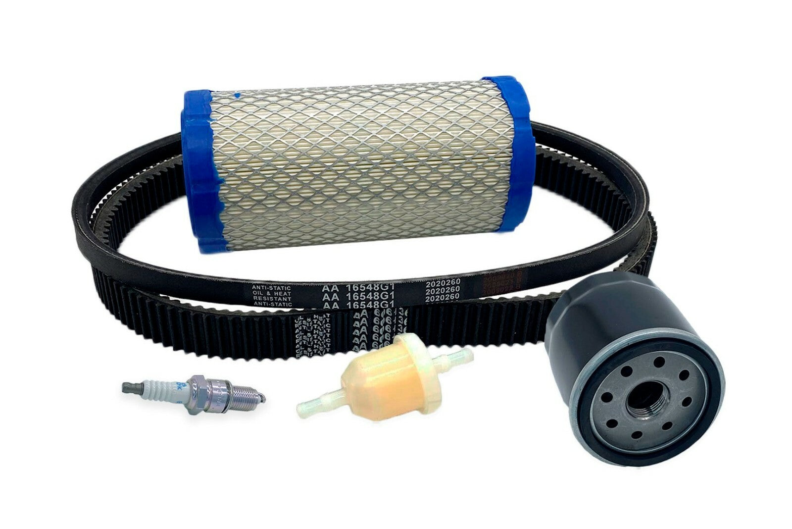 Tune Up Kit for 08-11 EZGO RXV TXT Drive Belts Filters Plugs