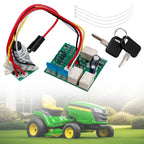 AM132500U Ignition Switch Module with Keys for John Deere LX255 GX255 AUC15805