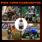 PWK 24mm Racing Carburetor Kit for Dirt Bike ATV Scooter Pit Bike 50cc 70cc 80cc