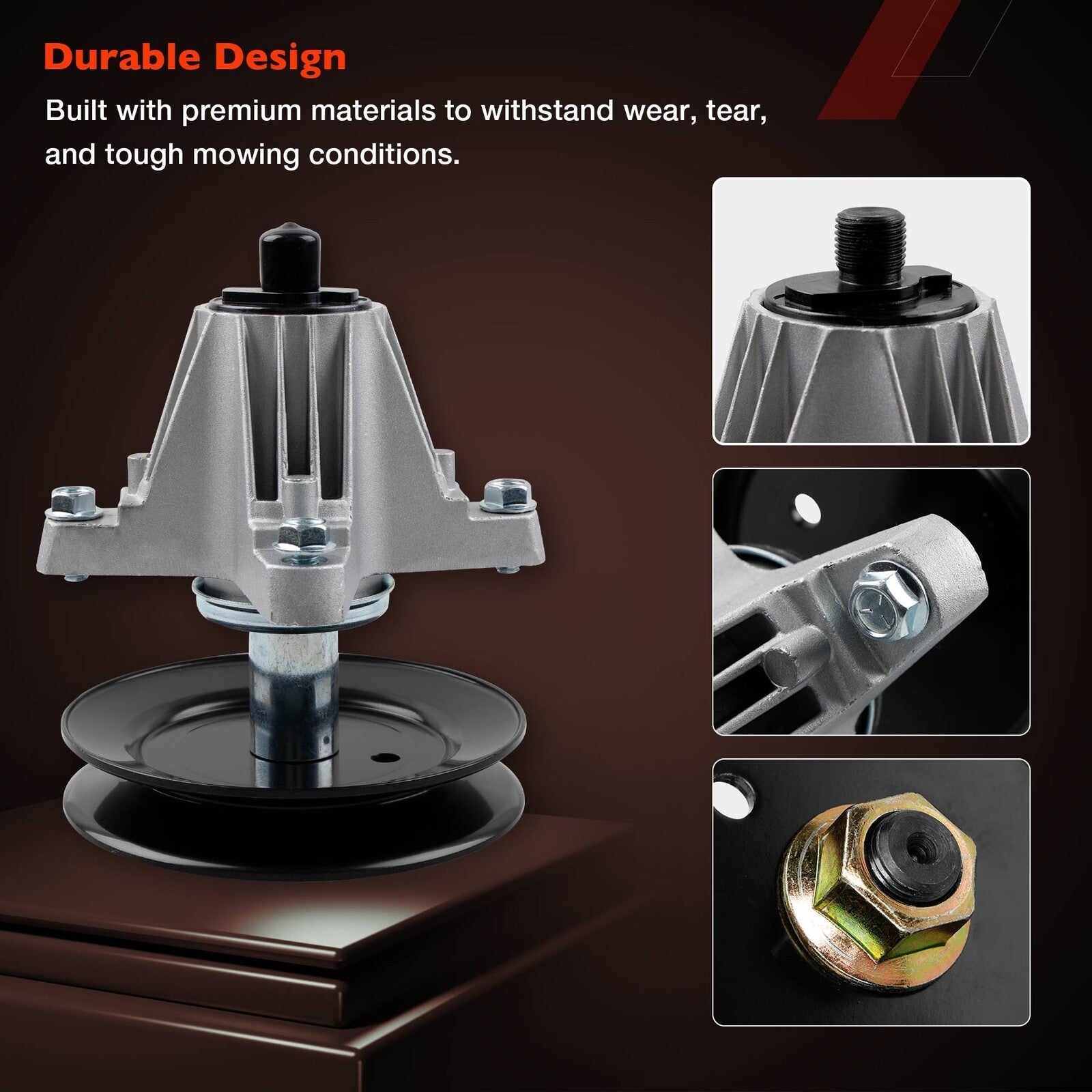 618P09236 Mower Deck Spindle for Cub Cadet XT1 GT54 ZT1 Craftsman MTD 54 Inch