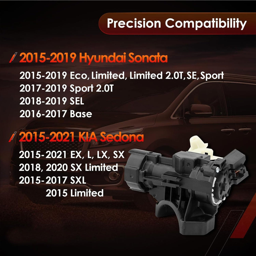 Ignition Lock Switch Cylinder Housing For Kia Sedona Hyundai Sonata 2015 2021