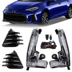 LED DRL Daytime Running Fog Light Kit for Toyota Corolla SE XSE 2017 2019