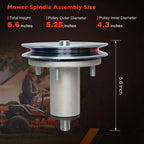 51528000 51537200 Mower Deck Spindle for Ariens Ikon X Edge Gravely ZTX 52 3X