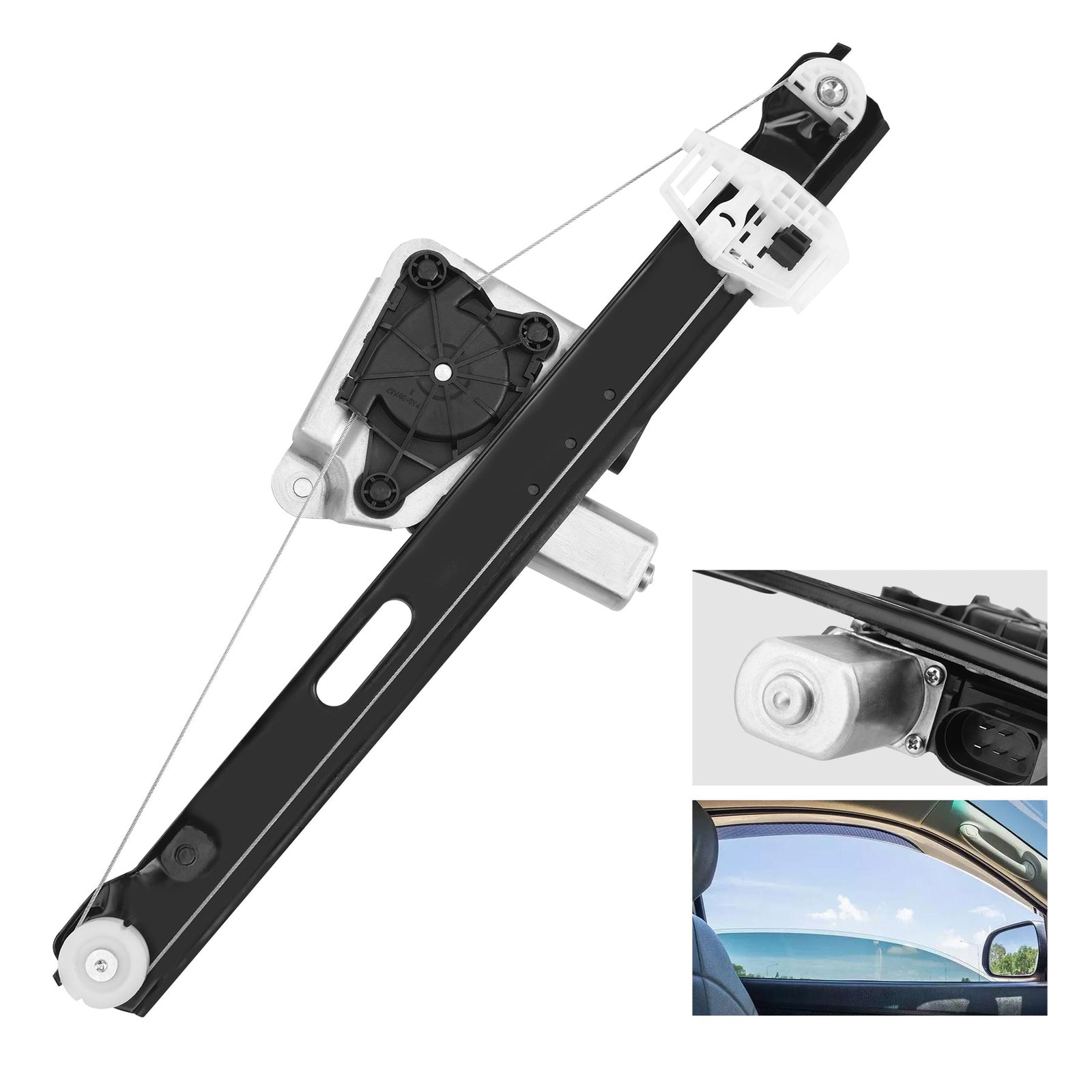 Window Regulator with Motor Rear Left for BMW E90 E91 323i 325xi 328i 330i 335xi