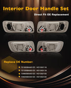 72165S84A01ZC Interior Door Handle Kit for Honda 1998 2004 Accord Odyssey