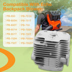 48mm Cylinder Piston Kit for Echo Backpack Blower PB-650 PB-650H PB-651H PB-750H