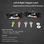 Tailgate Latch Assembly for GMC Sierra Chevy Silverado 1500 2500 Hummer 07-18 2X