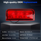 923-290 Rear Roof Mounted Third Brake Light for 1992-2022 Ford E-150 E-250 E-350