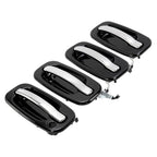 Set Of 4 Outer Exterior Door Handles for 1999-2006 Chevy Silverado GMC Cadillac