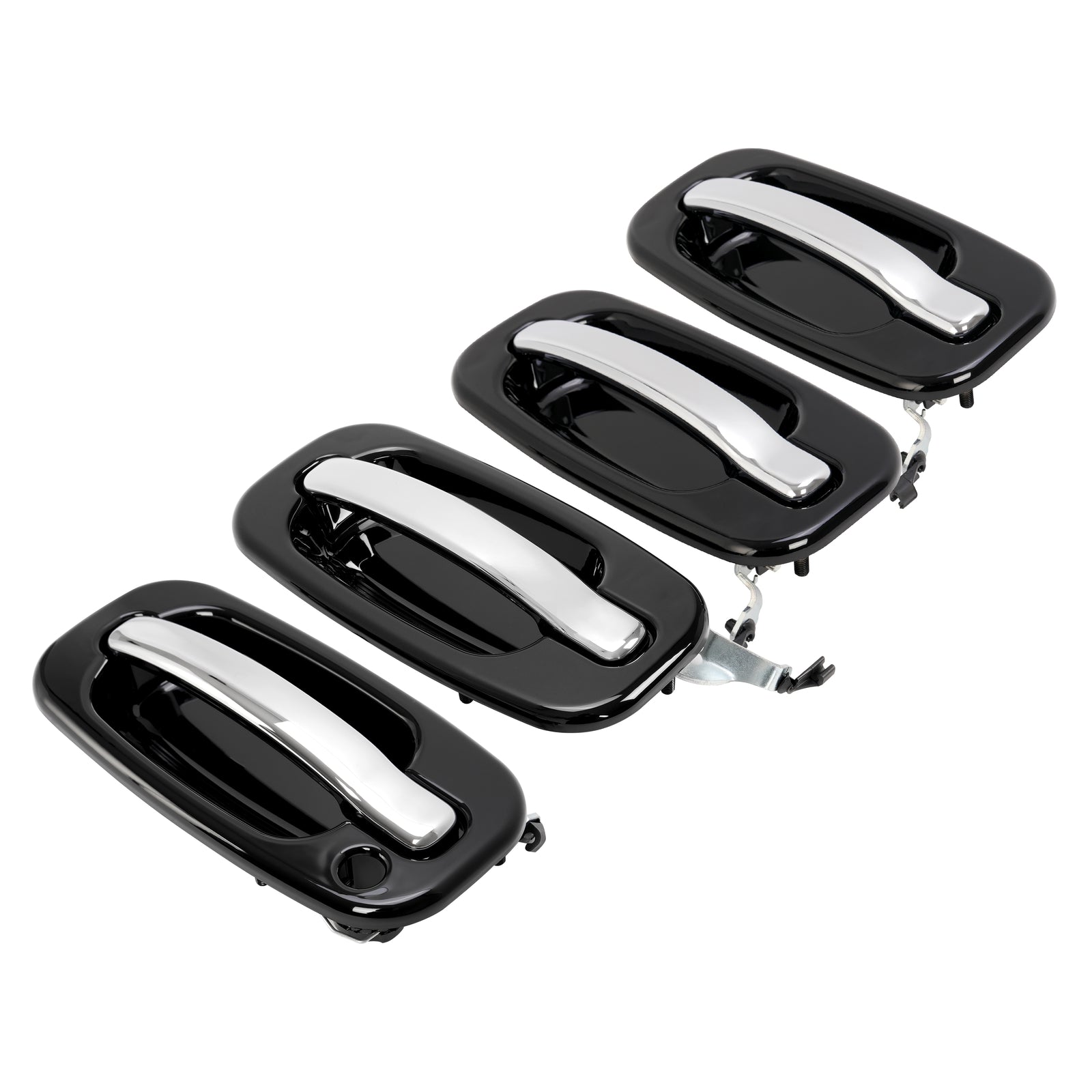 Set Of 4 Outer Exterior Door Handles for 1999-2006 Chevy Silverado GMC Cadillac