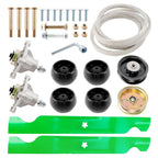 46 Mower Blade Spindle Belt Wheel Idler Kit for Husqvarna RZ4623 RZ46i Z246