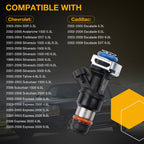 25317628 Fuel Injectors for Chevy Silverado GMC 4.8L 5.3L 6.0L 99 06 8 Piece