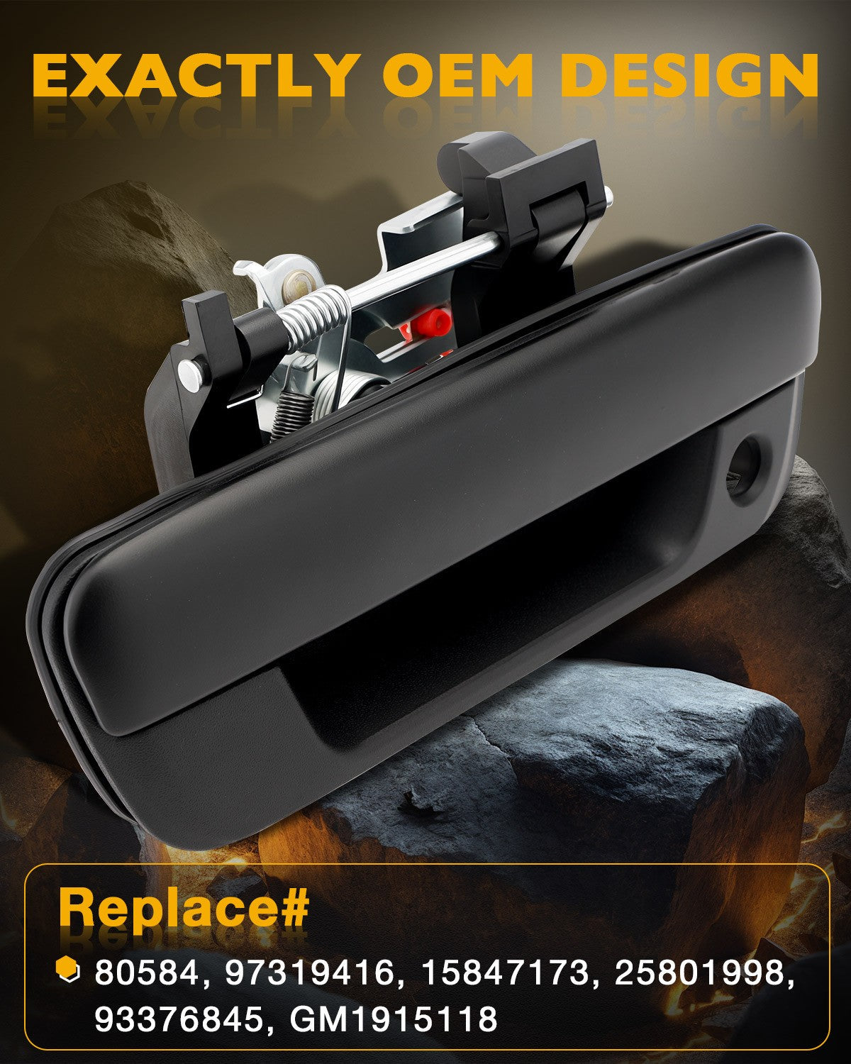 80584 Metal Tailgate Latch Handle for Chevy Colorado GMC Canyon Isuzu 2004 2012