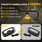 Upgrade Metal Tailgate Handle Backup Camera for Chevy Silverado GMC Sierra 1999 2007