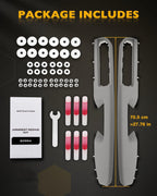 Passenger And Driver Armrest Repair Kit For 10-14 Chevy Tahoe GMC Yukon XL Gray