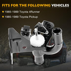 87240 89117 HVAC Heater Water Control Valve Assy for 85 89 Toyota 4Runner Pickup
