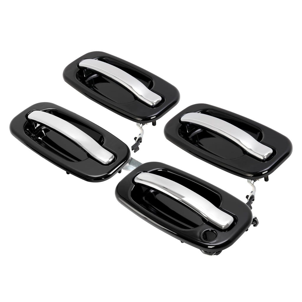 Set Of 4 Outer Exterior Door Handles for 1999-2006 Chevy Silverado GMC Cadillac