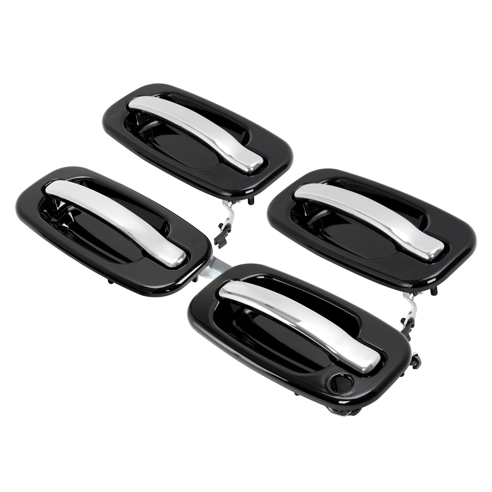 Set Of 4 Outer Exterior Door Handles for 1999-2006 Chevy Silverado GMC Cadillac